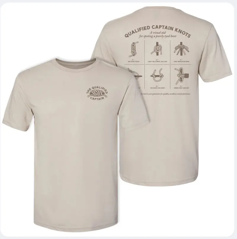 Qualified Captain Short-Sleeve T-Shirt – Maritime Graphic Tee 1