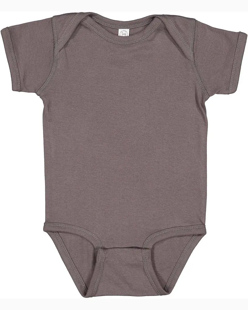 Rabbit Skins Baby Rib-Knit Bodysuit – Breathable Infant Snapshirt 1