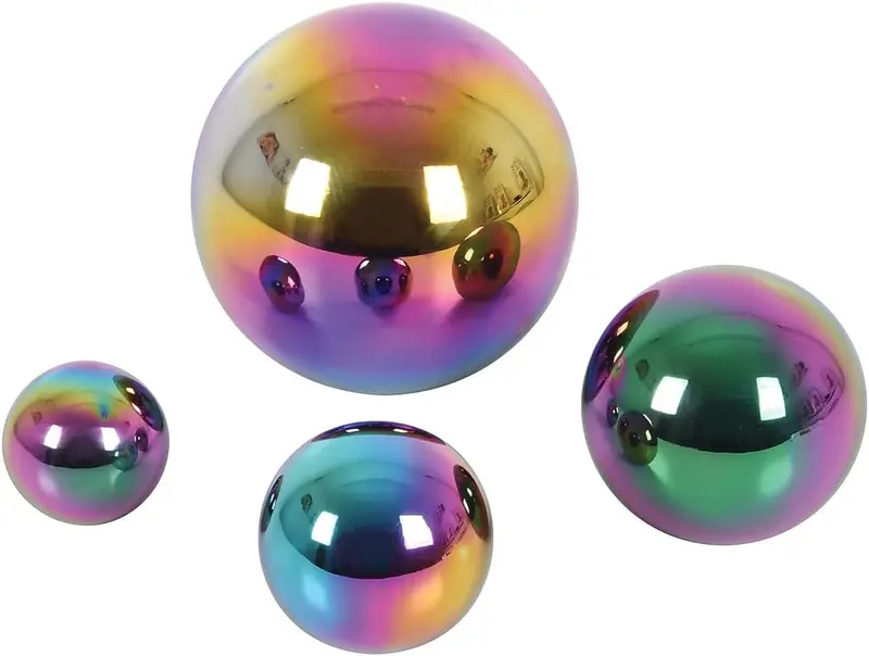 Rainbow-Colored Reflective Sensory Balls 1