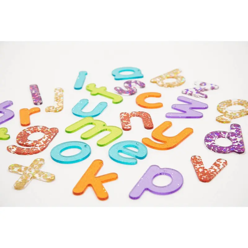 Rainbow Glitter Alphabet Letters (26-Piece Set) 1