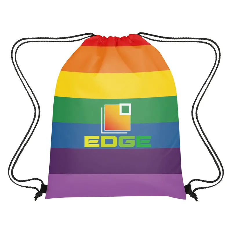 Rainbow Hit Sporty Drawstring Pack – Fun Fitness Carry 1