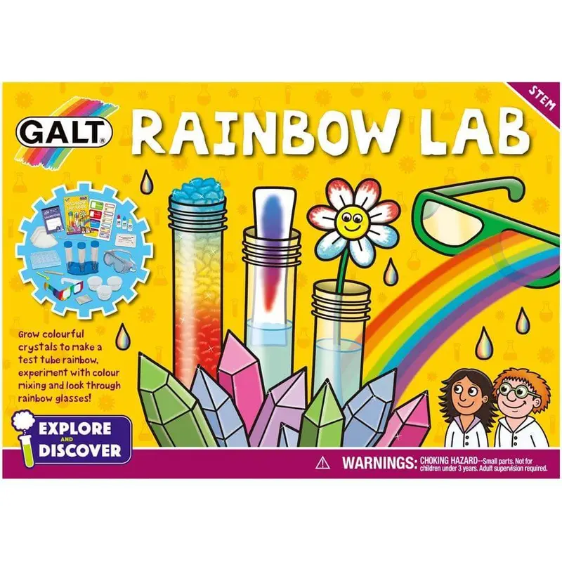 Rainbow Lab: Color-Changing Chemistry Exploration Set 1