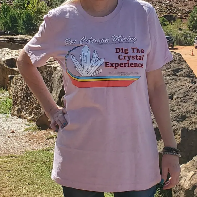 Rainbow Prism Pink T-Shirt – Ron Coleman Mining Apparel 1