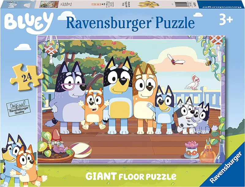 Ravensburger Bluey Large 24-Piece Floor Puzzle For Kids 1