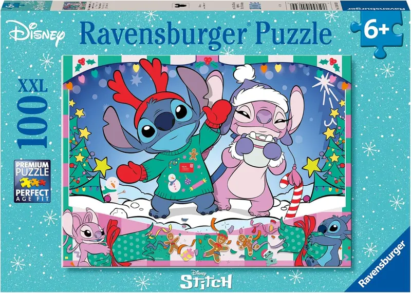 Ravensburger Disney Stitch Christmas Puzzle (100 Pieces) 1