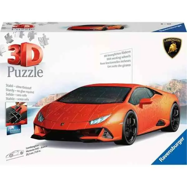 Ravensburger Lamborghini Huracán – 108-Piece 3D Puzzle 1