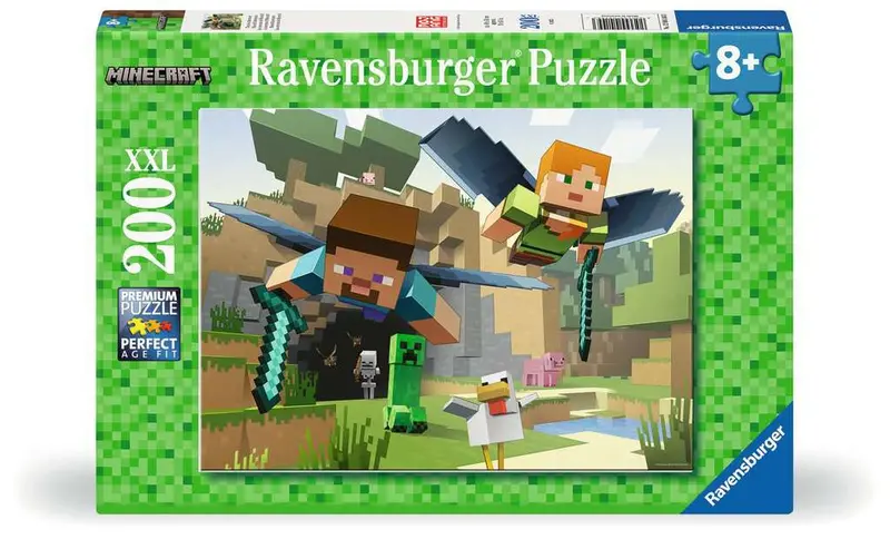 Ravensburger Minecraft Xxl Jigsaw – 200-Piece Edition 1