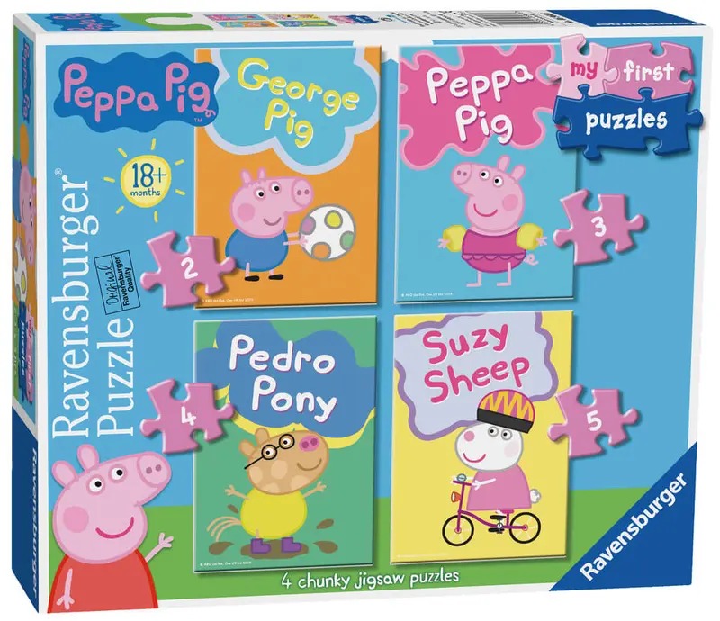 Ravensburger My First Peppa Pig Puzzle Collection (2–5 Piece Sets) 1