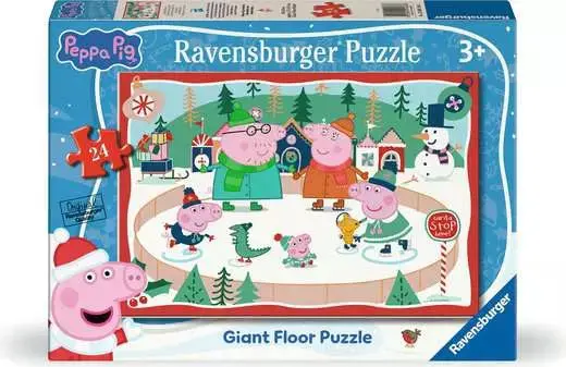 Ravensburger Peppa Pig Christmas Floor Puzzle (24 Pieces) 1