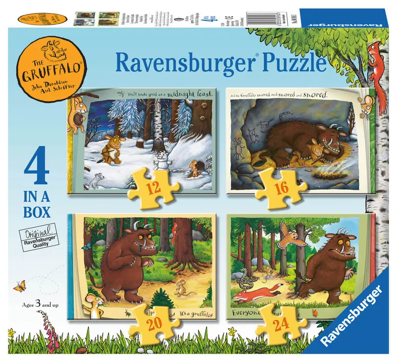 Ravensburger The Gruffalo Puzzle Quartet (12–24 Piece Sets) 1