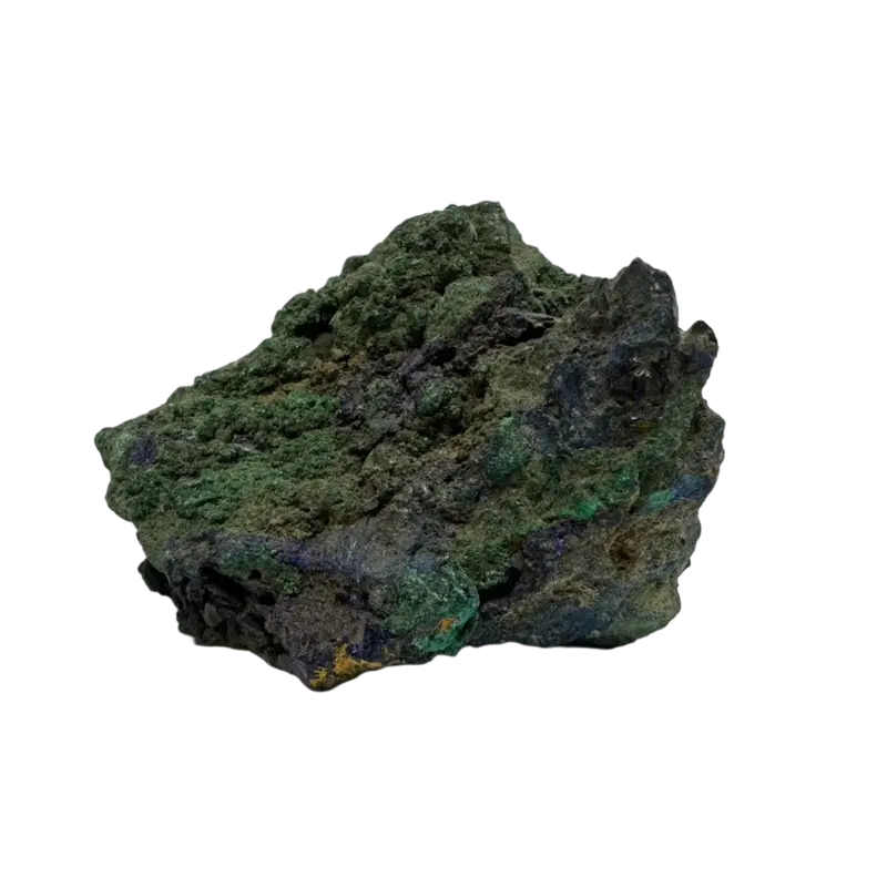 Raw Azurite-Malachite Mineral Specimen Natural Stone Pair 1