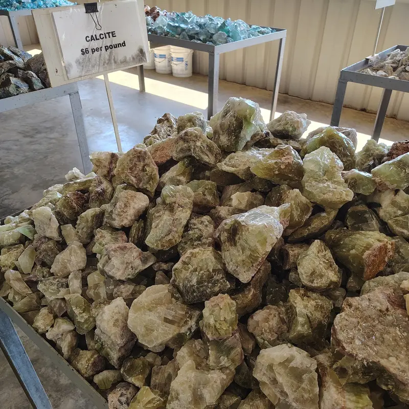 Raw Emerald Calcite Rock – Sold By Weight ($8/Lb) 1