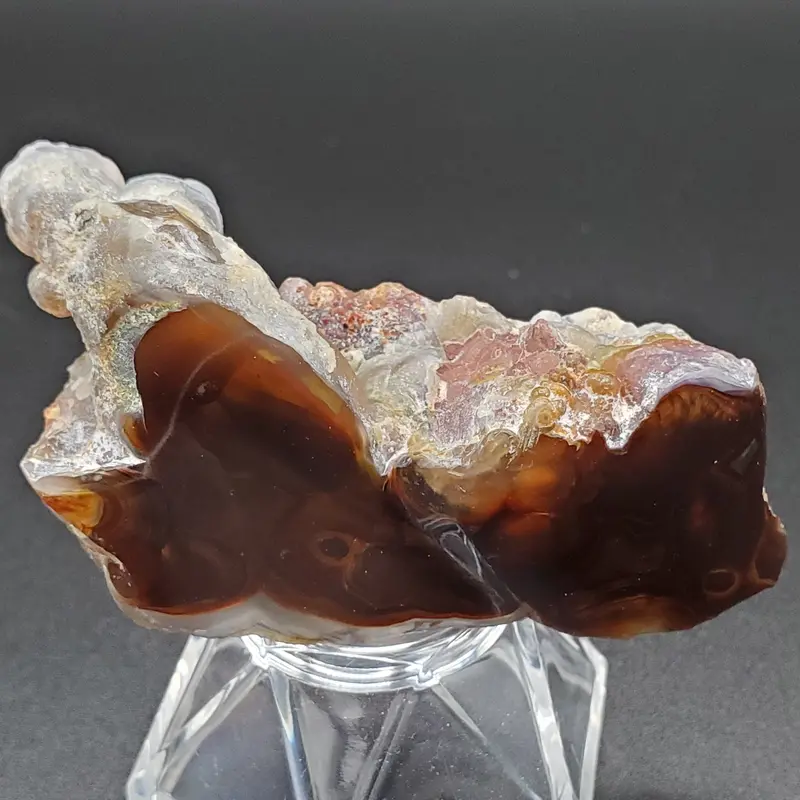 Raw Fire Agate For Collectors – Rockhounding Mineral Find 1
