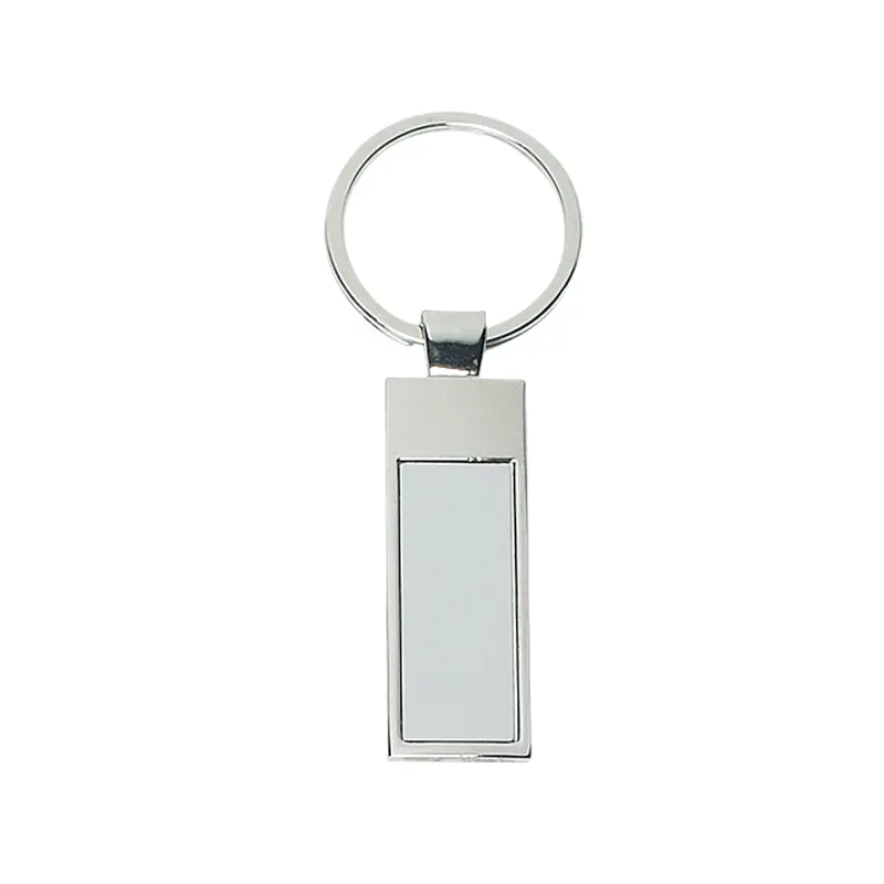 Rectangular Stainless Steel Key Tag 1