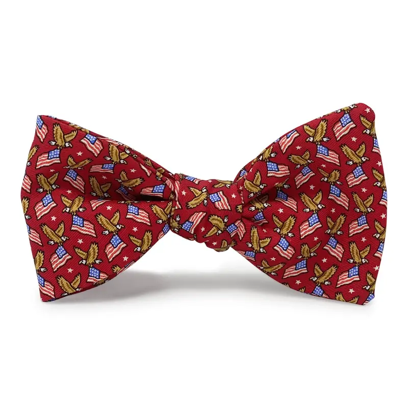 Red American Eagle Symbolic Bow Tie 1
