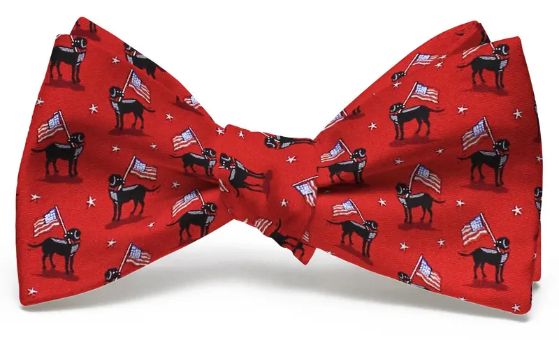 Red American Labs Bow Tie 1
