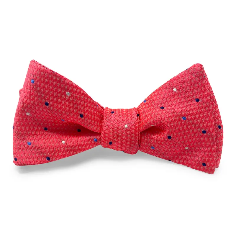 Red Aruba Pattern Hair Bow 1