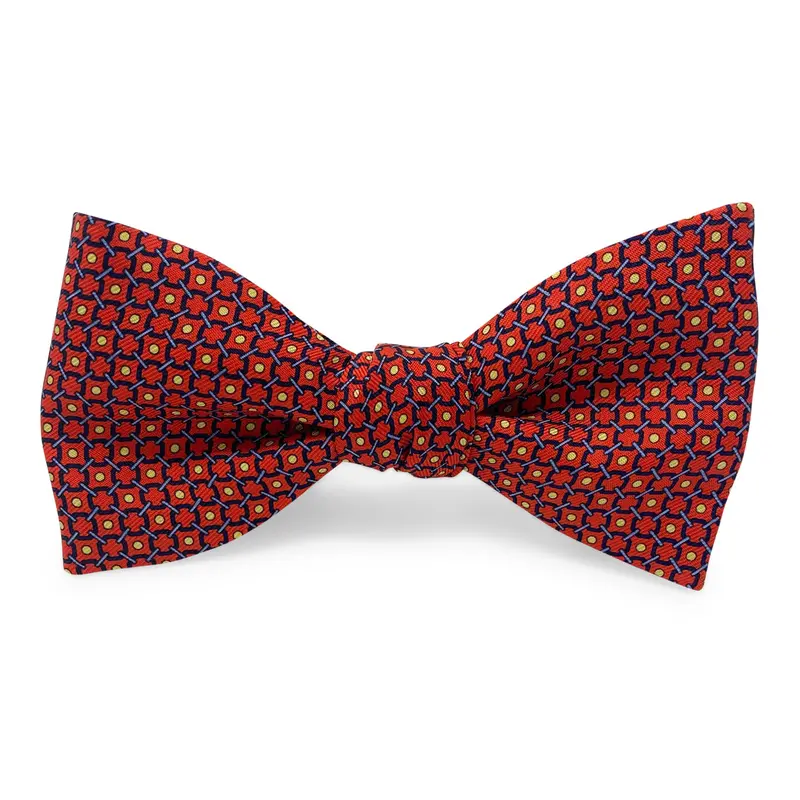 Red Brackett Bow Hair Accessory 1