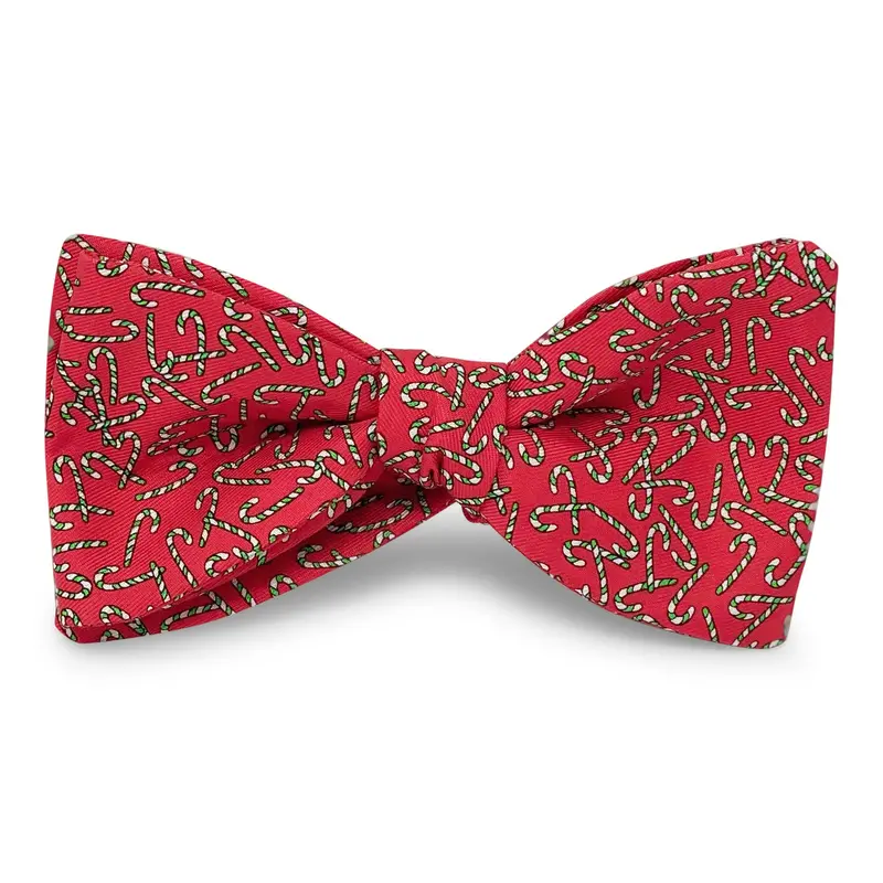 Red Candy Cane Bow Tie 1