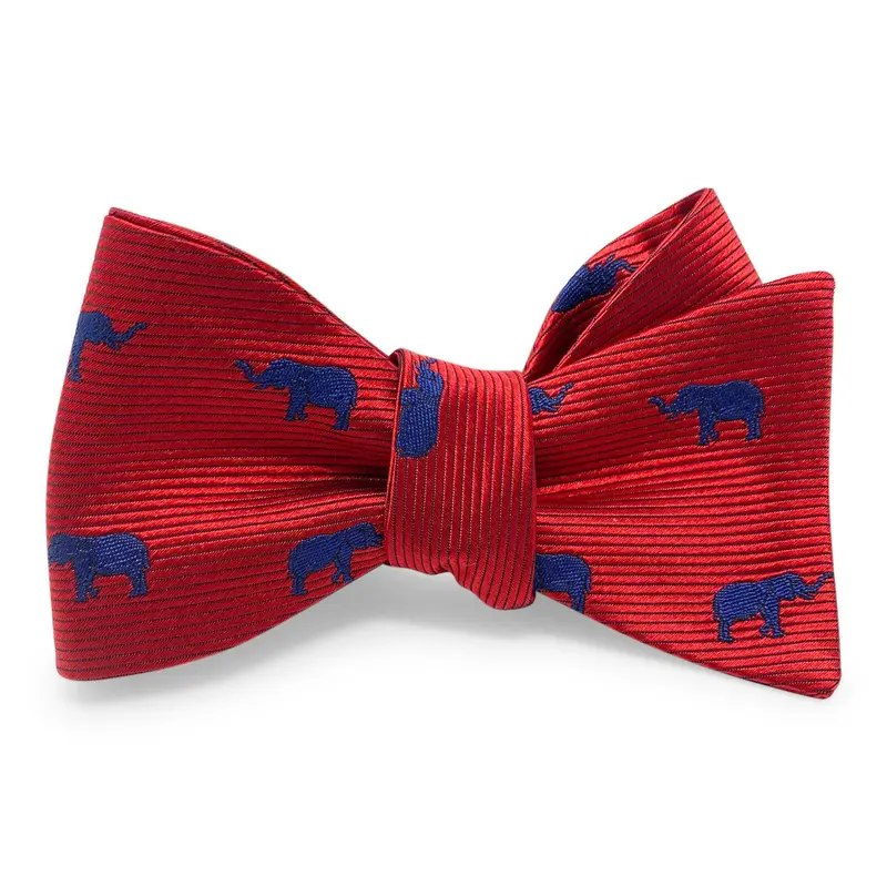 Red Elephant-Themed Bow 1