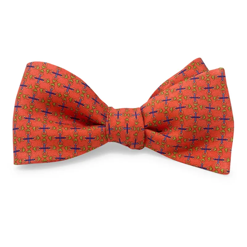 Red Shackle Detail Bow Tie 1