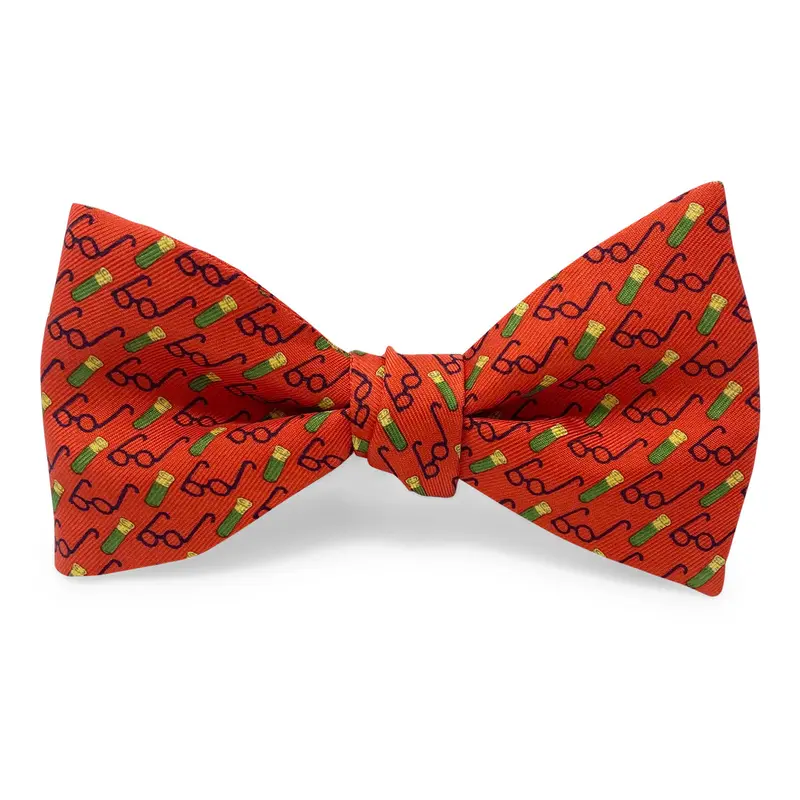 Red Shot Glasses Bow Hair Clip 1