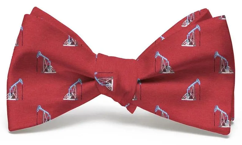 Red Thirsty Birds Club Bow Tie 1