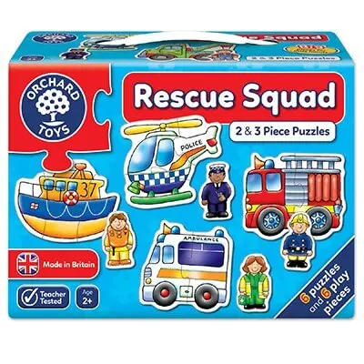 Rescue Squad Jigsaw Puzzle – Emergency-Themed Floor Puzzle By Orchard Toys 1