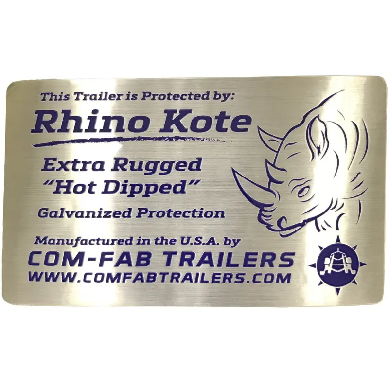 Rhino Kote Galvanizing Decal – 4.5" X 3.5" 1