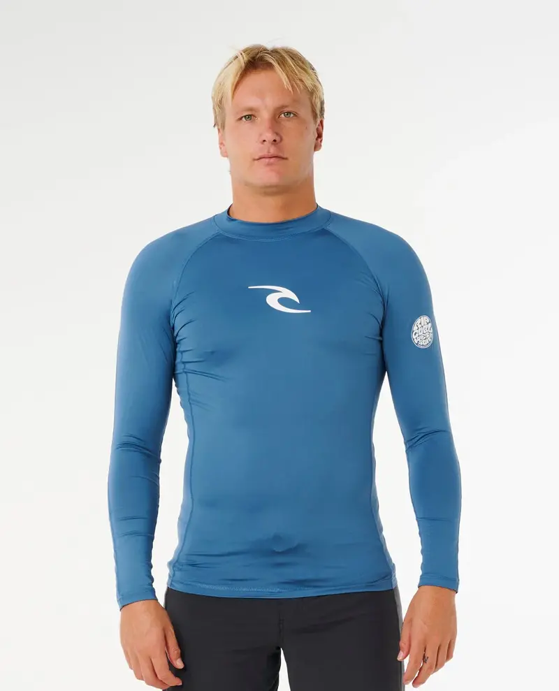Rip Curl Waves Performance-Fit Rashguard – Upf 50+ Sun Safety – Bhi