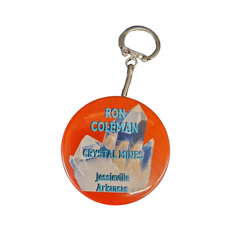 Ron Coleman Mining Commemorative Key Ring – Collector’S Button Style 1