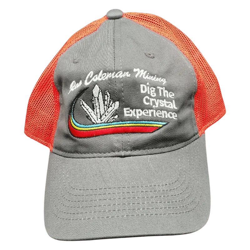 Ron Coleman Mining Gray & Bright Orange Baseball Cap – Collector Souvenir 1