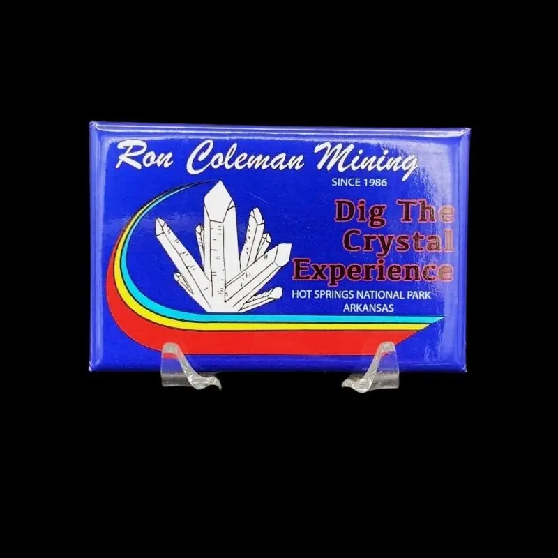 Ron Coleman Mining Magnet – Vintage-Style Educational Kitchen Decor 1