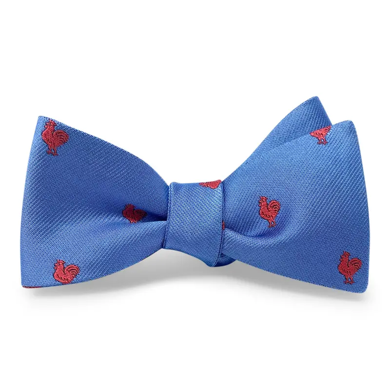 Rooster Blue Bow Tie 1