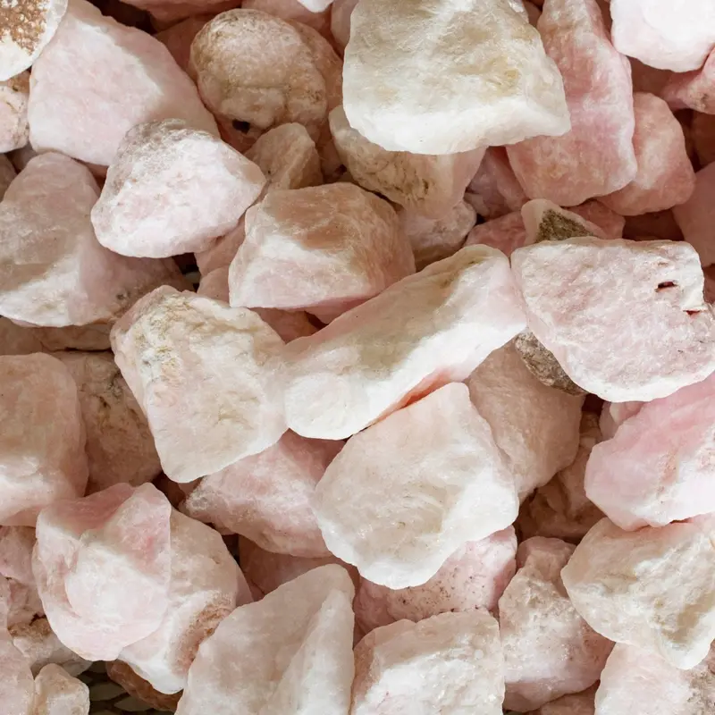 Rose Quartz Tumbling Stones – Raw, Natural Gemstone Pieces 1