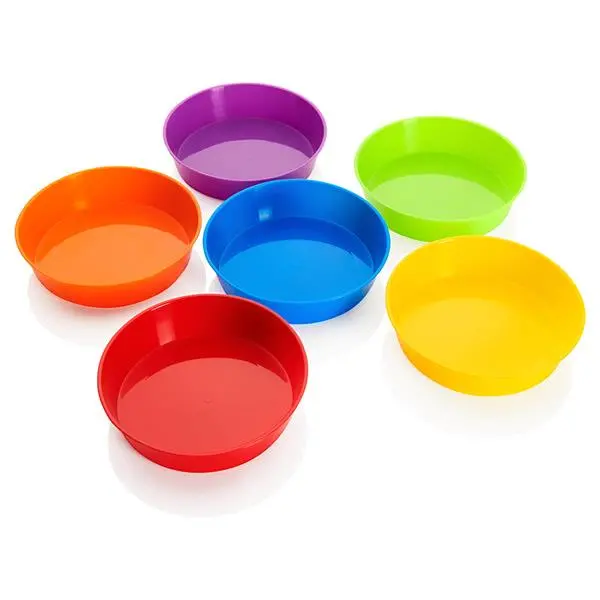 Round Sorting Bowls – Assorted Colour Set For Early Classification Activities 1