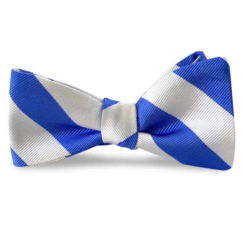 Royal And White Dulles Bow Tie 1