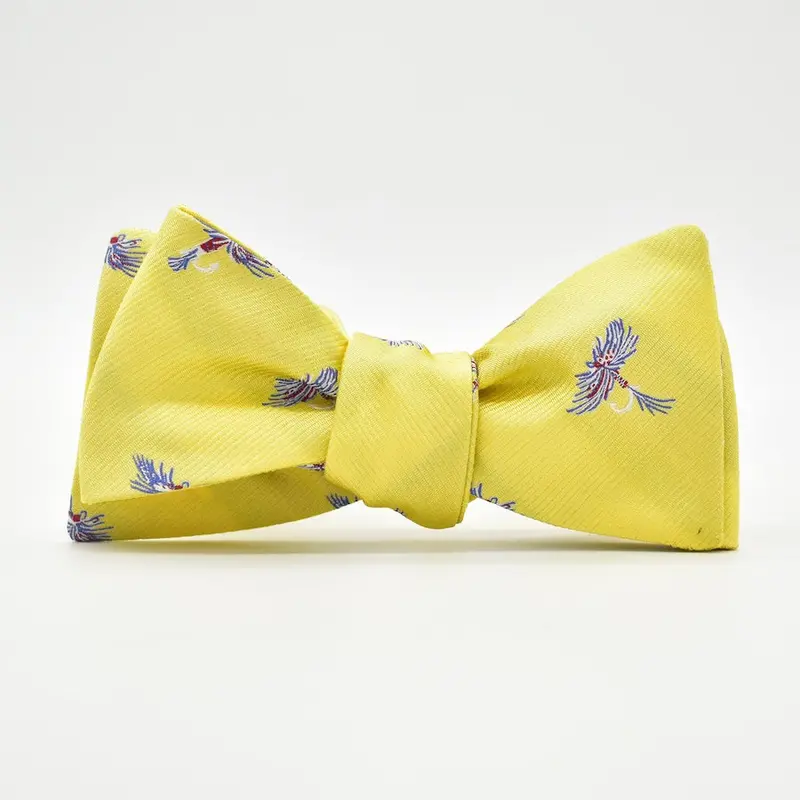 Royal Wulff Fly Bow Tie – Yellow 1