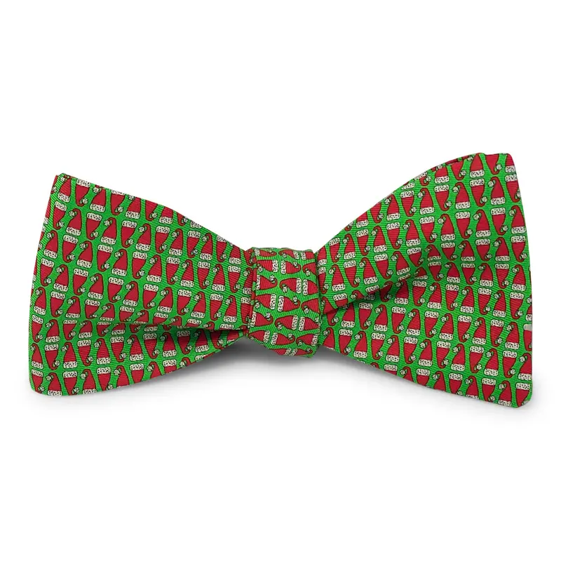Santa Hats Festive Bow Tie In Green 1