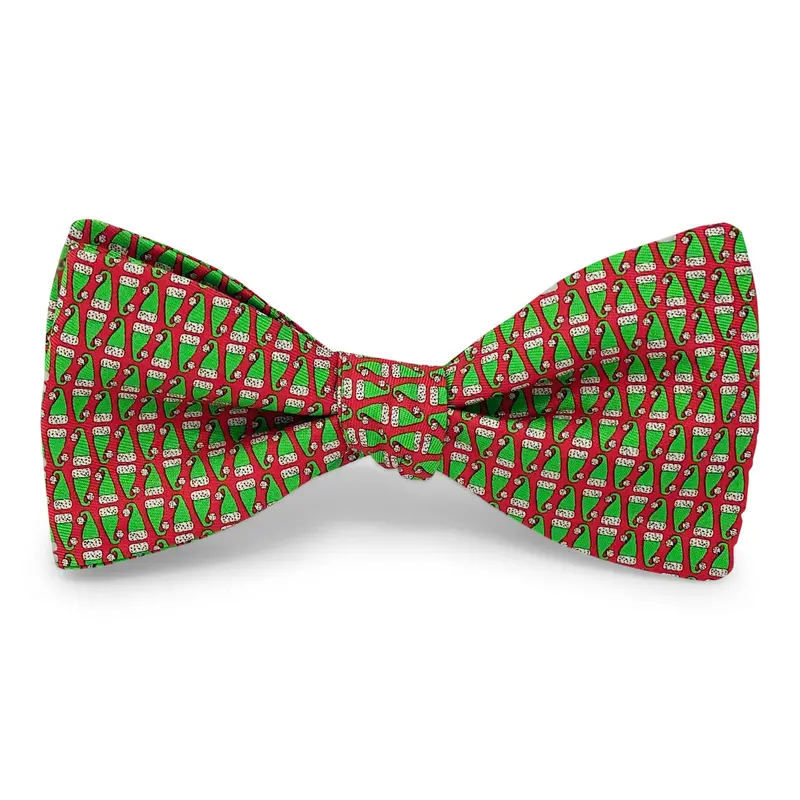 Santa Hats Festive Bow Tie In Red 1