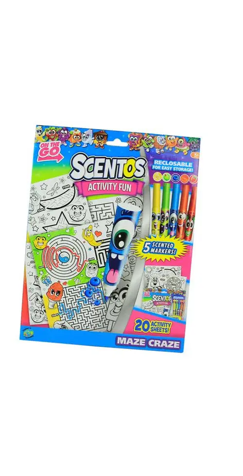 Scentos On-The-Go Dot-To-Dot Activity Pack 1