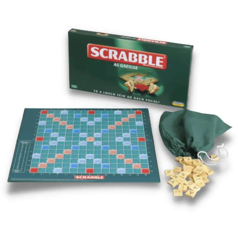 Scrabble Classic Board Game In Irish 1