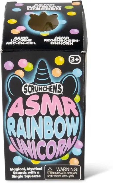 Scrunchems Asmr Rainbow Unicorn Fidget Toy 1
