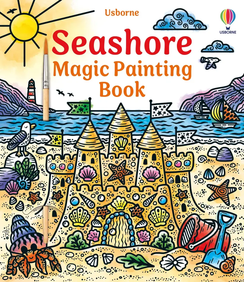Seashore-Themed Magic Reveal Painting Book 1
