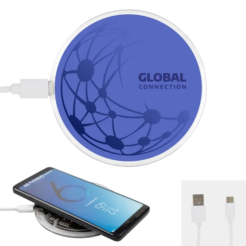 See-Through Wireless Charger – Sleek Translucent Design 1