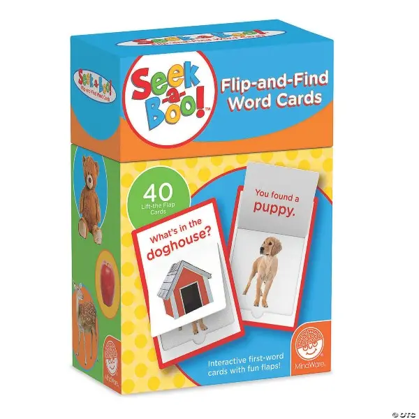 Seek-A-Boo Flip-And-Find Word Cards: Visual Vocabulary Builder 1