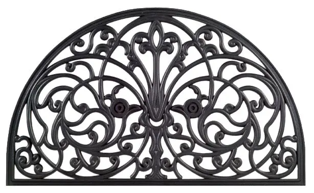 Semi-Circular Recycled Rubber Entry Mat 1