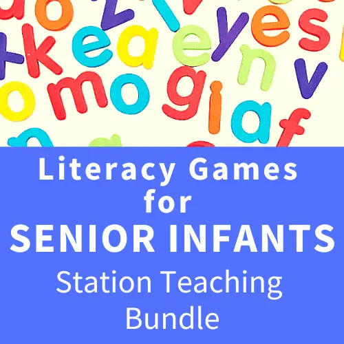 Senior Infants Literacy Activities For English Learning Stations 1