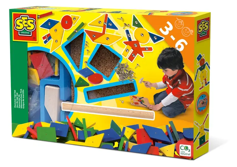Ses Creative Hammer Tic – Wooden Tapping Skill Toy 1