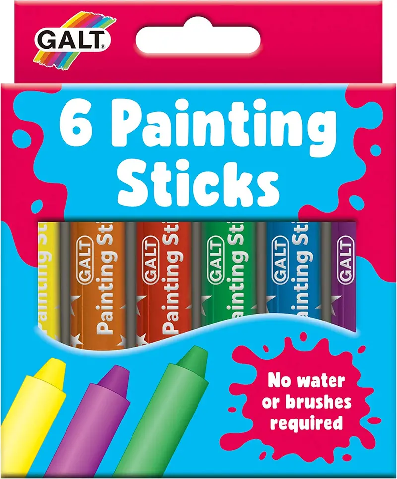 Set Of 6 Washable Painting Sticks For Little Artists 1